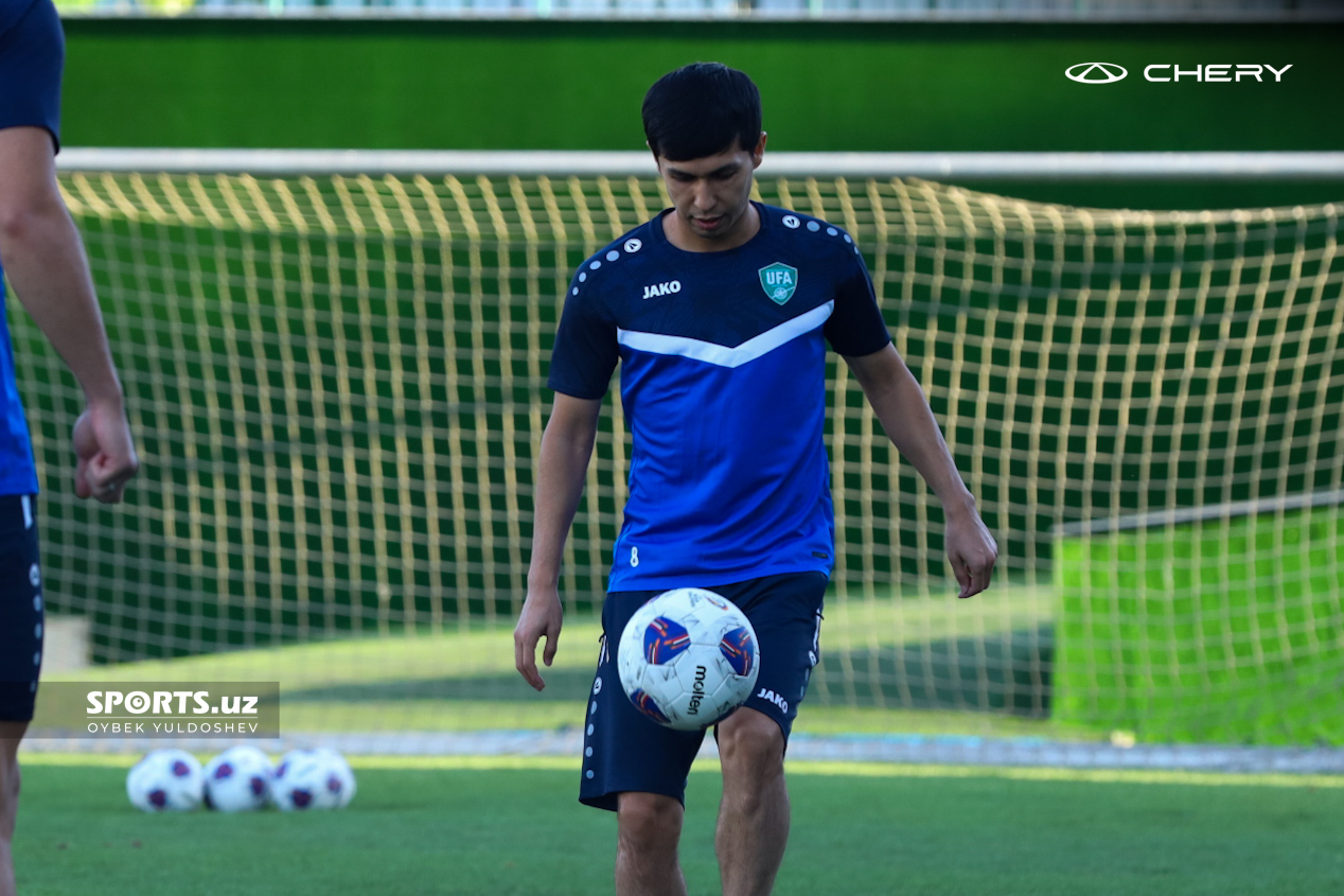 Uzbekistan national team. Trenirovka 02.09.2024